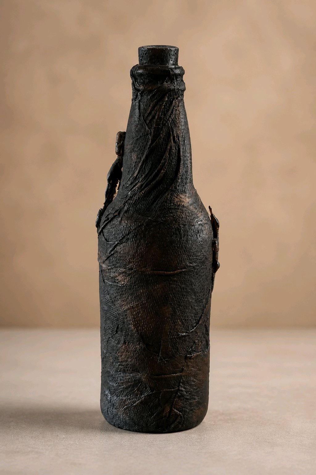Upcycled Halloween Potion Bottle – Lizard Venom | Gothic Apothecary Decor