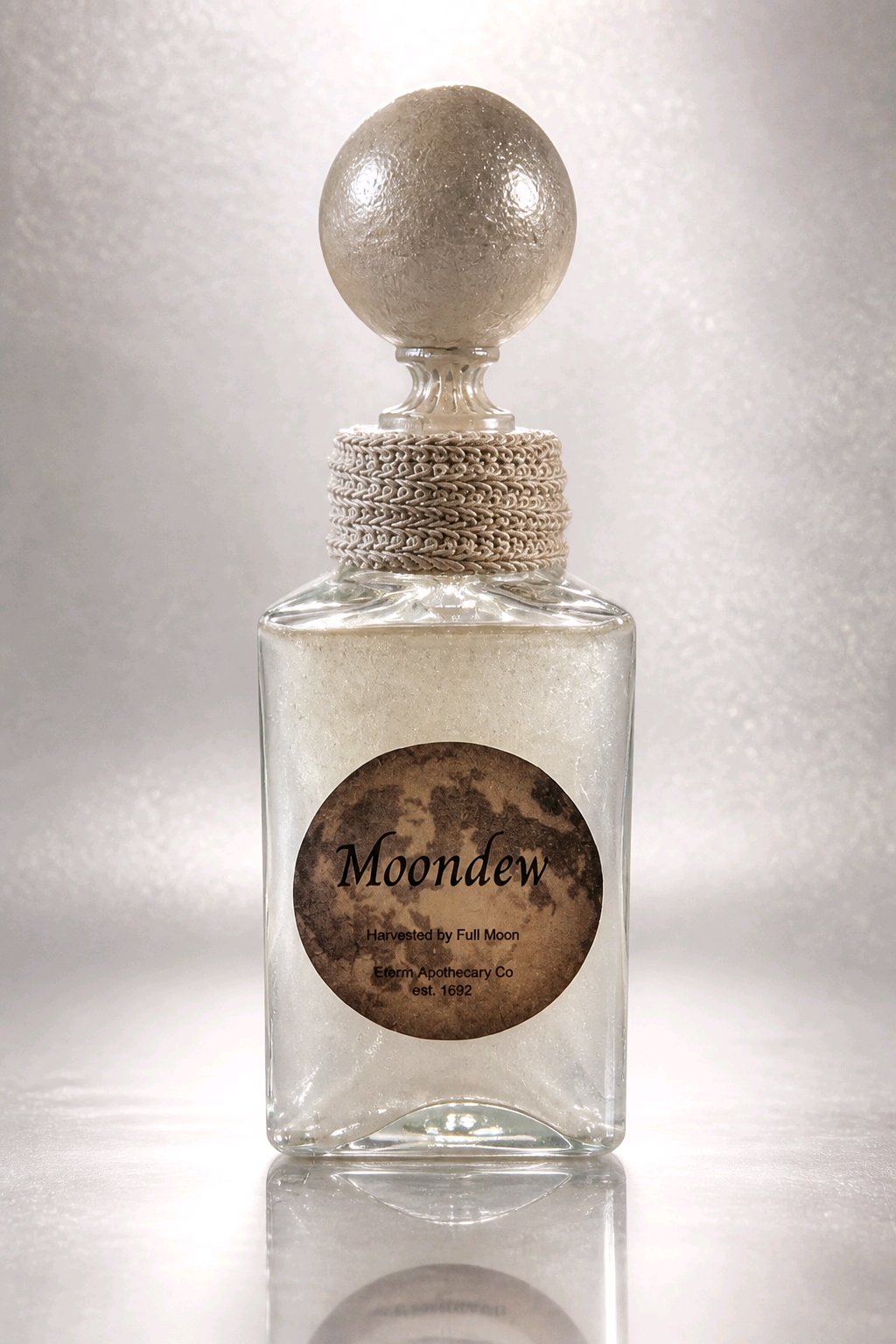 Moon Dew Potion Bottle – Handmade Halloween Decor