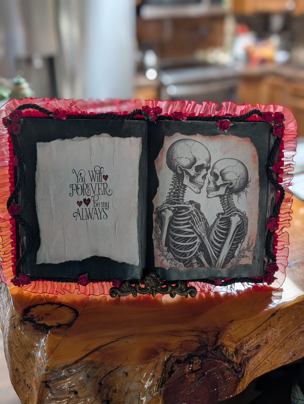 Forever Be My Always – Handmade Altered Valentine Book