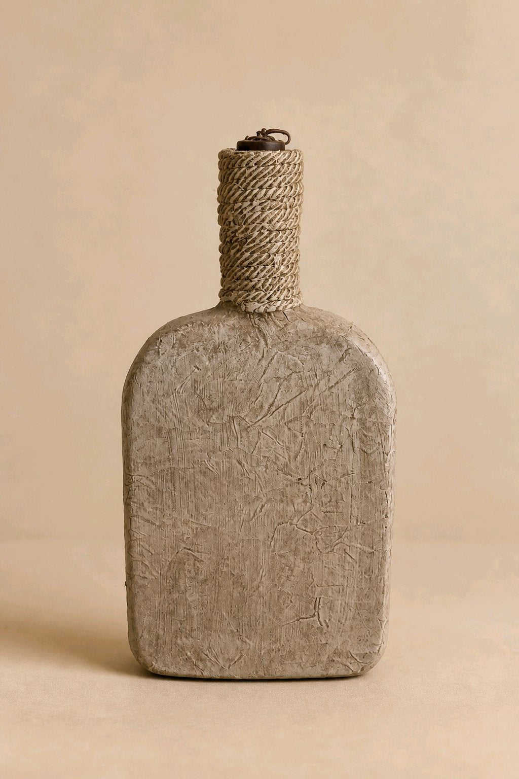 Upcycled Bottle with Jesus Birth Scene – Lighted Christmas Decor