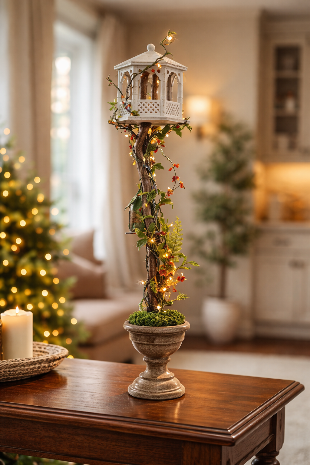 Fairy Gazebo with Fairy Lights – Handmade One-of-a-Kind