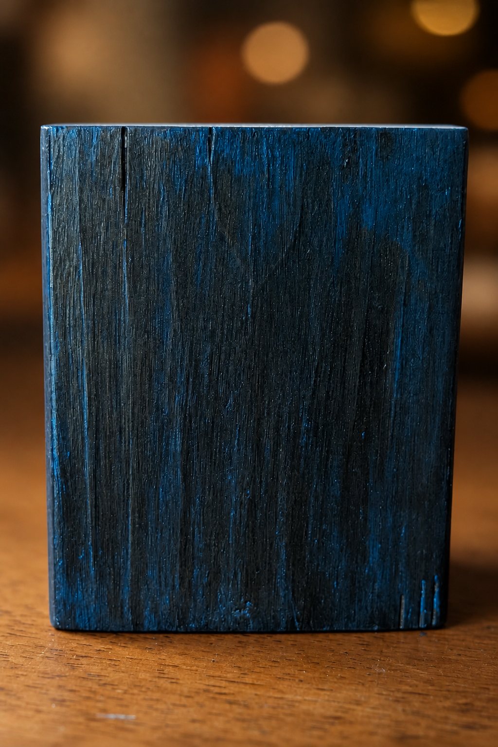 Upcycled Shelf Sitter – "Don't Summon Demons in Bathroom" | Reclaimed Wood Funny Decor